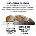 thumbnail image 6 of FurHaven Ultra Plush Deluxe Full Support Orthopedic Deluxe Mattress Pet Bed for Dogs & Cats - Chocolate, Jumbo, 6 of 10