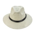 thumbnail image 3 of Sombrero Unisex Indiana L Chicle Cuadrille Liso Papel Arroz Nueva Imagen, 3 of 5