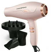 Magnifeko 1875W Professional Hair Dryer with diffuser and Ionic Conditioning - Powerful, Fast Hairdryer Blow Dryer(PINK)