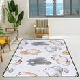 thumbnail image 3 of Crawling Indoor Carpet Play Mat Cartoon Cat for Living Room Bedroom Educational Nursery Floor Mat Area Rugs 80x58in, 3 of 6