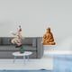 thumbnail image 2 of Figura De Payaso Con El Sagrado Corazón, Estatua, Escultura, Adorno Para Mesa, Centro De Mesa, Vitrina, Comedor, Pasillo, Dormitorio, Oficina, Decoración, Regalo, 2 of 8
