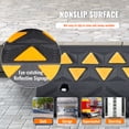thumbnail image 4 of VEVOR Rubber Curb Ramp 2 Pack, 4.3" Rise Height Heavy-Duty 33069 lbs/15 T Capacity Threshold Ramps, Driveway Ramps with Stable Grid Structure for Cars, Wheelchairs, Bikes, Motorcycles, 4 of 9