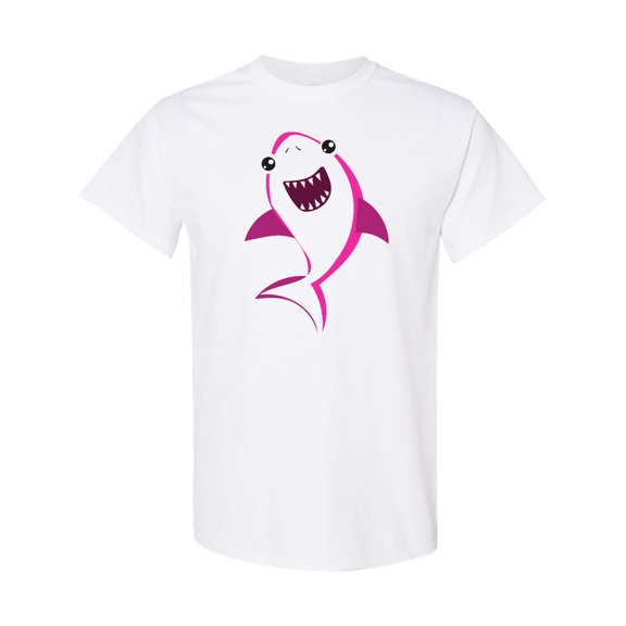 Inktastic Cute Shark, Little Shark, Pink Shark, Sea Animal T-Shirt