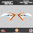 thumbnail image 4 of Kalair GFX Graphics Kit for Ktm KTM Enduro 2-Stroke 125XC,250XC and 300XC (2023) Razor Series, 4 of 5