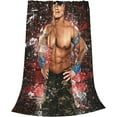 thumbnail image 3 of John Wrestler Cena Throw Blanket Comfortable Air Conditioner Blanket Twin Size Blankets for All Seasons Funny Blankets for Chair for Camping 60"x50", 3 of 7