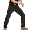 thumbnail image 4 of Resivox Mens Hiking Pants Lightweight Ripstop Utility Hiking Pants Water Resistant Breathable Cargo Pants with 6 Pockets Black 2XL, 4 of 9