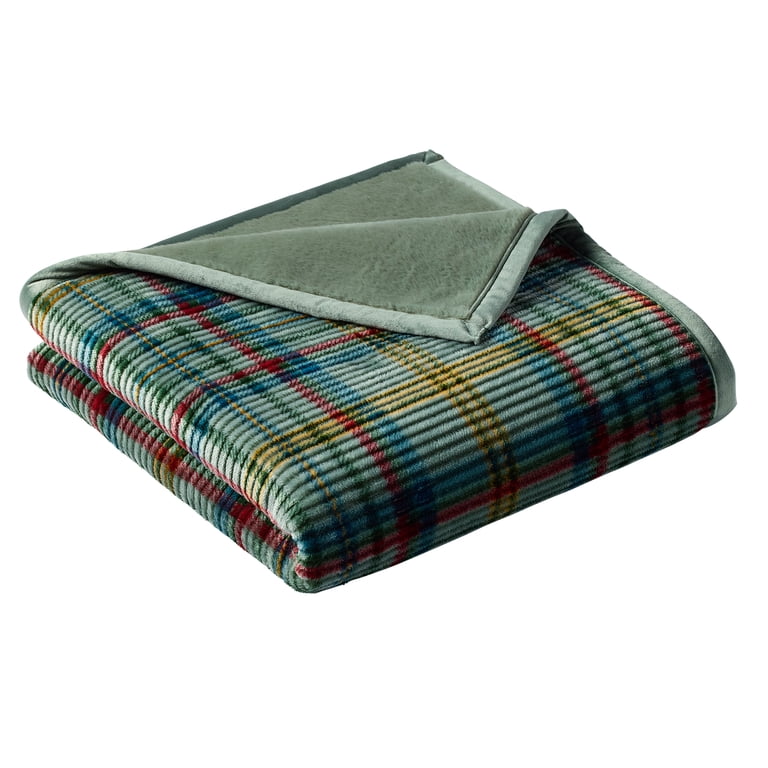 Better Homes & Gardens Oversized Reversible Throw Blanket, Printed