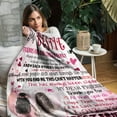 thumbnail image 6 of To My Bestie Gifts Bestie Throw Blanket Ultra Soft Cozy Best Bestie Fleece Flannel Blankets Good Friends Friendship Gifts Blanket for Besties Soul Sister BFF Teen Girls Women Anniversary,(30"x40"), 6 of 9