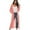 Pink, variant on Women Full Length Thick Maxi Cardigan Duster Long Sleeve Open Front Sweater With Pockets Coat Tops