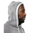 thumbnail image 5 of X RAY JEANS Mens Color Blocked Hooded Sweater, Black, L, 5 of 6