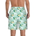 thumbnail image 3 of Kdxio Horse And Flower Pattern Mens Casual Shorts - Drawstring Summer Beach Sports Shorts for Men, 3 of 9