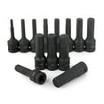 thumbnail image 3 of BUYISI 1/2 Inch Pneumatic Wrench Drive Socket Set Hex Bits Hexagon Screw Socket Lengthened H4 H5 H6 H7 H8 H9 H10 H12 H17 H18 H19 H9, 3 of 9