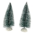 thumbnail image 5 of 9 Piece Set of Frosted Tip Christmas Tree Figurine Decoration Various Sizes, 5 of 8