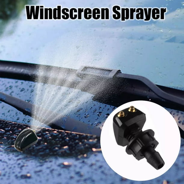 1PCS Universal Car Windshield Washer Wiper Water Spray Nozzle Black Fan Shaped Adjustable Nozzle – Buy The Best Products In The Online Store - Foto 11