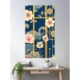 thumbnail image 2 of Golden Blossoms And Japanese Waves Poster Wall Art, Modern Wall Decor For Living Room Bedroom, 8x12 UNFRAMED, 2 of 3