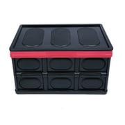 30L Car Collapsible Plastic Storage Box Stackable Folding Utility Crates Garage Home Foldable Organizer