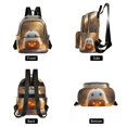 thumbnail image 2 of JIALIOU Mini Backpack Purse for Women Quilted Casual Daypack Small Travel Shoulder Bag, Lovely Ghost on Pumpkin, 2 of 7