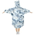 thumbnail image 2 of joogoo Blanket Hoodie for Winter Snow Landscape Oversize Sweatshirt 3-14 YR L, 2 of 7