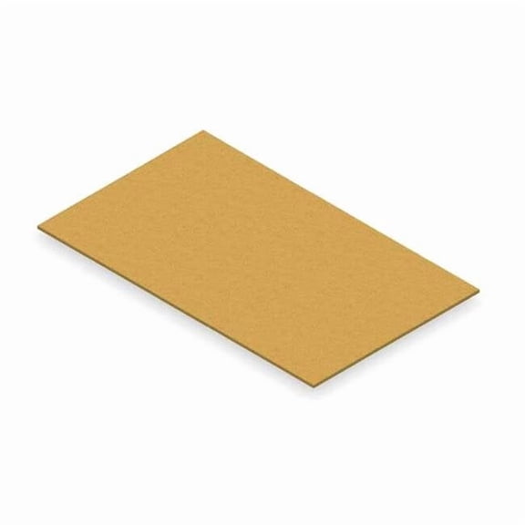 Decking, Particleboard, 60 in W, 36 in D, Natural, Unfinished Finish