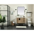 thumbnail image 6 of Elegant Decor Eugene 36" Aluminum MDF Single Bathroom Vanity in Natural Oak, 6 of 8
