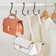 thumbnail image 3 of Paquete de 15 perchas para bolsos de armario, ganchos para colgar bolsos con diseño único de giro, ganchos organizadores para bolsos de armario, ganchos grandes en forma de S para colgar bolsos Pur, 3 of 3