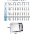 thumbnail image 5 of Stainless Steel Pet Litter Box 24"x16"x8" for Cat, Dog & Rabbit, Corrosion Resistant Easy Clean No Residue Build Up Never Absorbs Odor Stains Rusts Durable Pan (XL (24"x16"), 8" Deep), 5 of 5