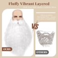 thumbnail image 3 of Disfraz FantaLook de barba falsa de 45 cm de largo para Halloween y adultos, 3 of 9
