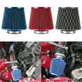 thumbnail image 3 of 76MM 3 Inch Car Air Filters Vent Filter High Flow Intake Kit Mesh Cone Engine Protector Replacement Auto Accessories Universal, 3 of 4