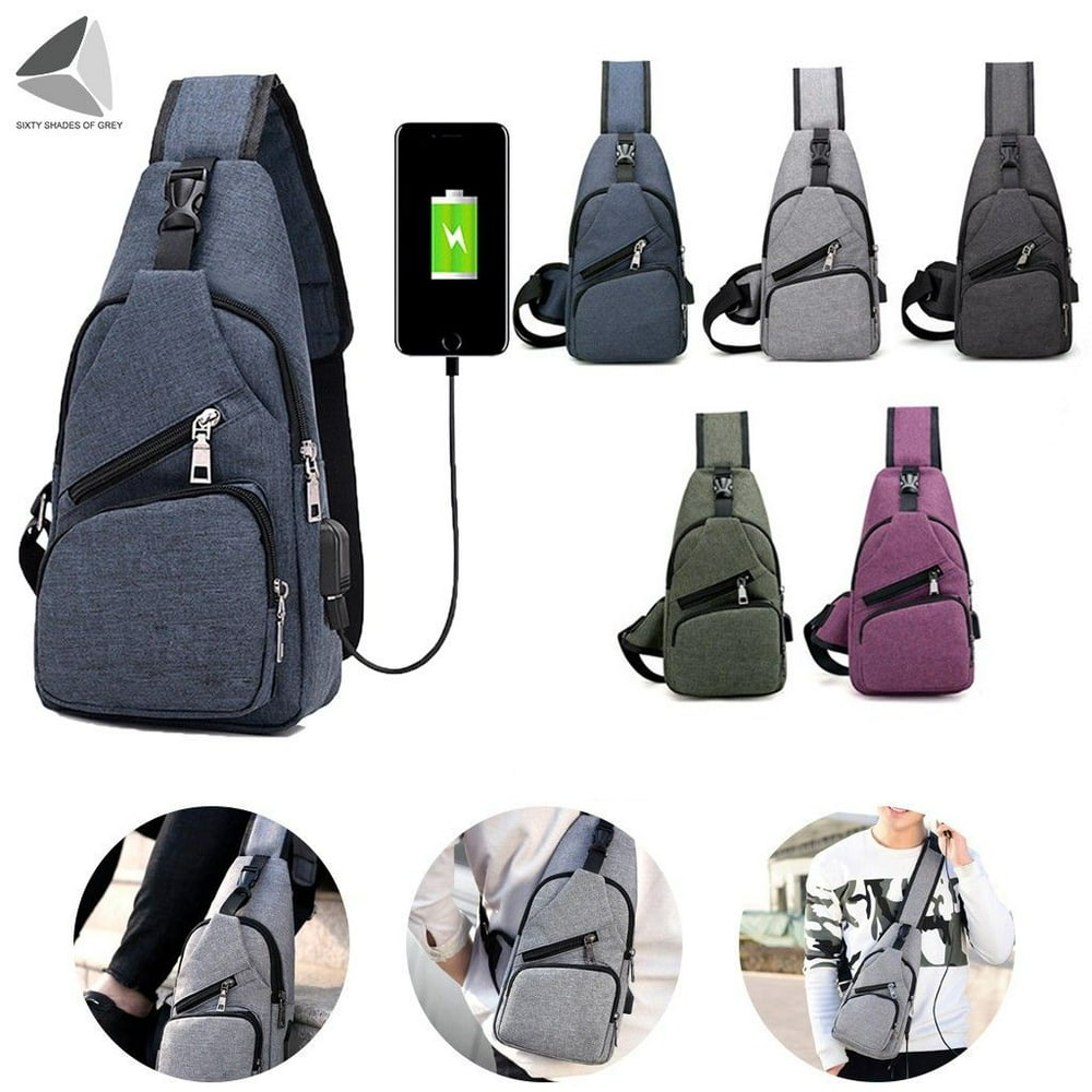 SIXTY SHADES OF GREY Sixtyshades Men's Sling Bag Crossbody Chest