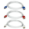 thumbnail image 2 of QVS 6ft 3-Pack High Speed HDMI UltraHD 4K with Ethernet Thin Flexible Multicolor Cables, 2 of 2