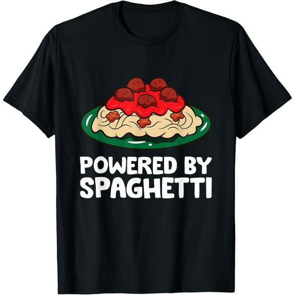 Spaghetti With Meatballs Powered By Spaghetti T-Shirt