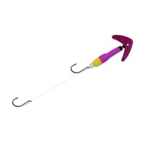 Mack's Lure Wally Pop Crawler Dark Cerise Sparkle, Fishing Rigs