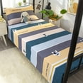 thumbnail image 6 of Lunxisen 2 Pcs Soft Organic Cotton Bed Sheets Full Size Crisp Sheets Pockets, Breathable and Durable Bedding Warm(200*230cm), 6 of 9