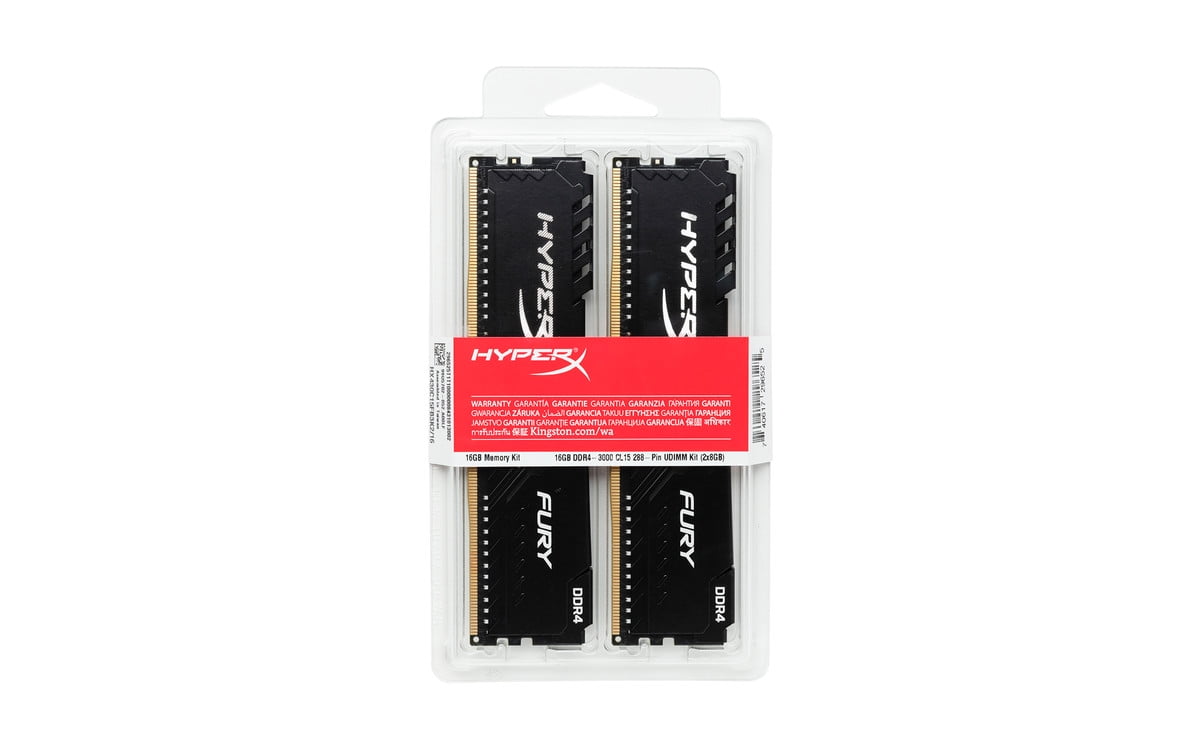 HyperX Fury 32GB 2666MHz DDR4 CL16 DIMM (Kit of 2) Black - Walmart.com