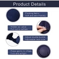 thumbnail image 3 of BEMS-1 pieza de almohada inflable para el cuello de viaje azul oscuro, inflable, 3 of 5
