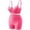 Hot Pink, variant on 2 Piece Workout Sets for Women Halter Strappy Sports Bra with Seamless Ribbed Gym Yoga shorts Outfits Yellow,Free Size