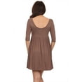 thumbnail image 4 of Women's Trendy Style Baby Doll Solid Dress, 4 of 5