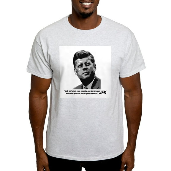 CafePress - JFK...Ask Not... Light T Shirt - Men's Classic Graphic T-Shirt