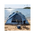 thumbnail image 2 of Extra-Large Tent With Mesh Screen, 4-Person (Blue), Lightweight Family Tent|Quick Setup For Park Picnics, 2 of 8