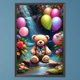 thumbnail image 1 of Cuadros Decorativos Pintura de diamante 5D DIY Taladro redondo completo Kit de oso AB parcial 45x65cm Wdftyju  embutido en tela, 1 of 9