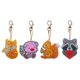 thumbnail image 2 of Cuadros Decorativos 4 piezas DIY completo taladro especial en forma de diamante pintura animales bolsa llavero colgante Tmvgtek embutido en tela, 2 of 9