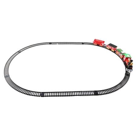 LeeQinersw 14 Electric Train Set with Lights Locomotive Set And under Tree Playset Electric