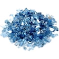 thumbnail image 2 of Onlyfire Reflective Fire Glass for Natural or Propane Fire Pit, Fireplace, or Gas Log Sets, 10-Pound, 1/2-Inch, Pacific, 2 of 5