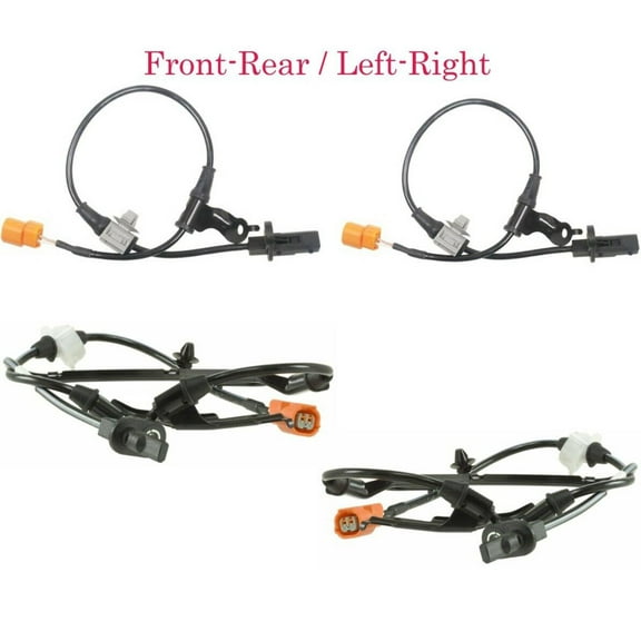 4X ABS Wheel Speed Sensor Front-Rear L/R Fits: Honda Accord 2003-2007
