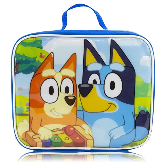 Bluey Lunch Box for Kids Bluey and Bingo Insulated Lunch Bag Lunch Box for Boys, Girls, Unisex, Toddlers Bluey Blue Reusable Lunchbox
