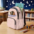 thumbnail image 4 of Xixirimido Guinea Pig Stars Print 17" Kids Backpack for Girls Large School Bags for Middle/High School Students Multi-pocket Book Bag for Elementary, 4 of 8