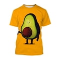 thumbnail image 3 of Camiseta de verano con estampado 3D de aguacate y fruta Vitellaria Paradoxa CFGaertn. Camisetas gráficas para hombre, camisetas divertidas de moda, ropa, 3 of 5