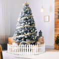 thumbnail image 4 of 36PCS Christmas Tree Fence Decorations - Xmas Indoor Outdoor Gate for Pet Garden Plastic Picket Fences Party Decor (Assembly Needed), 4 of 6