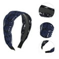 thumbnail image 3 of Unique Bargains 1 Pc Fashion Lace Headband 5.71"x4.72" Blue, 3 of 6