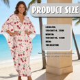 thumbnail image 2 of DISNIMO Women's Kaftan Dress Beach Cover Up Cherry Star Print Plus Size Bathing Suit Coverups V Neck Batwing Sleeve Caftan Beach Dress Long Swimsuit Cover Ups, 2 of 7
